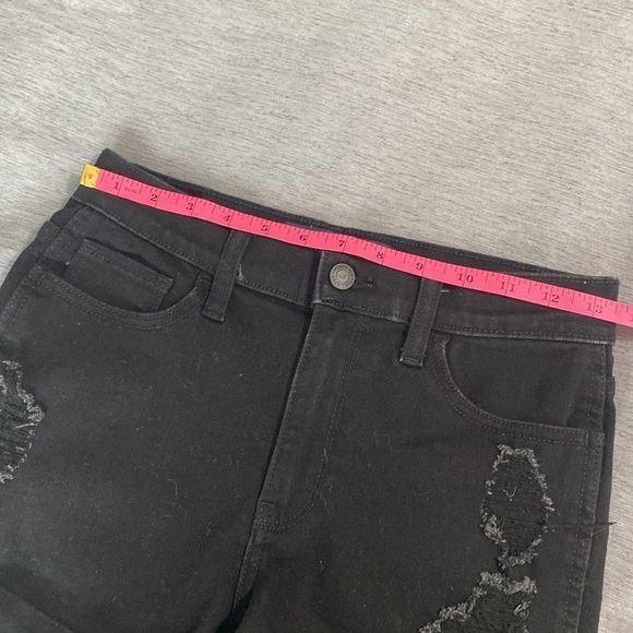 Hollister High Rise Shorts Size 26 Black Color - Picture 5 of 9